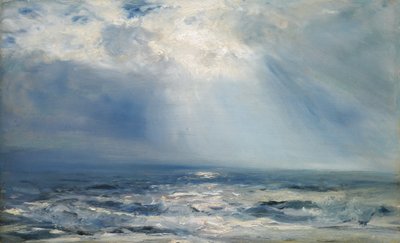 Ein Sonnenstrahl über dem Meer, 1890 von Henry Moore